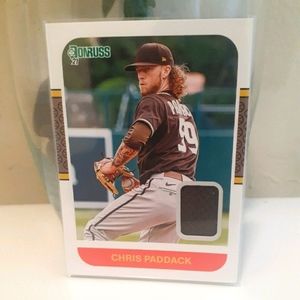 Chris Paddock Donruss 2021 Patch card